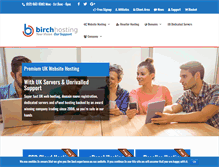 Tablet Screenshot of birchhosting.com